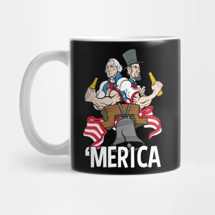 'Merica Fourth of July Drinking Beer Mug